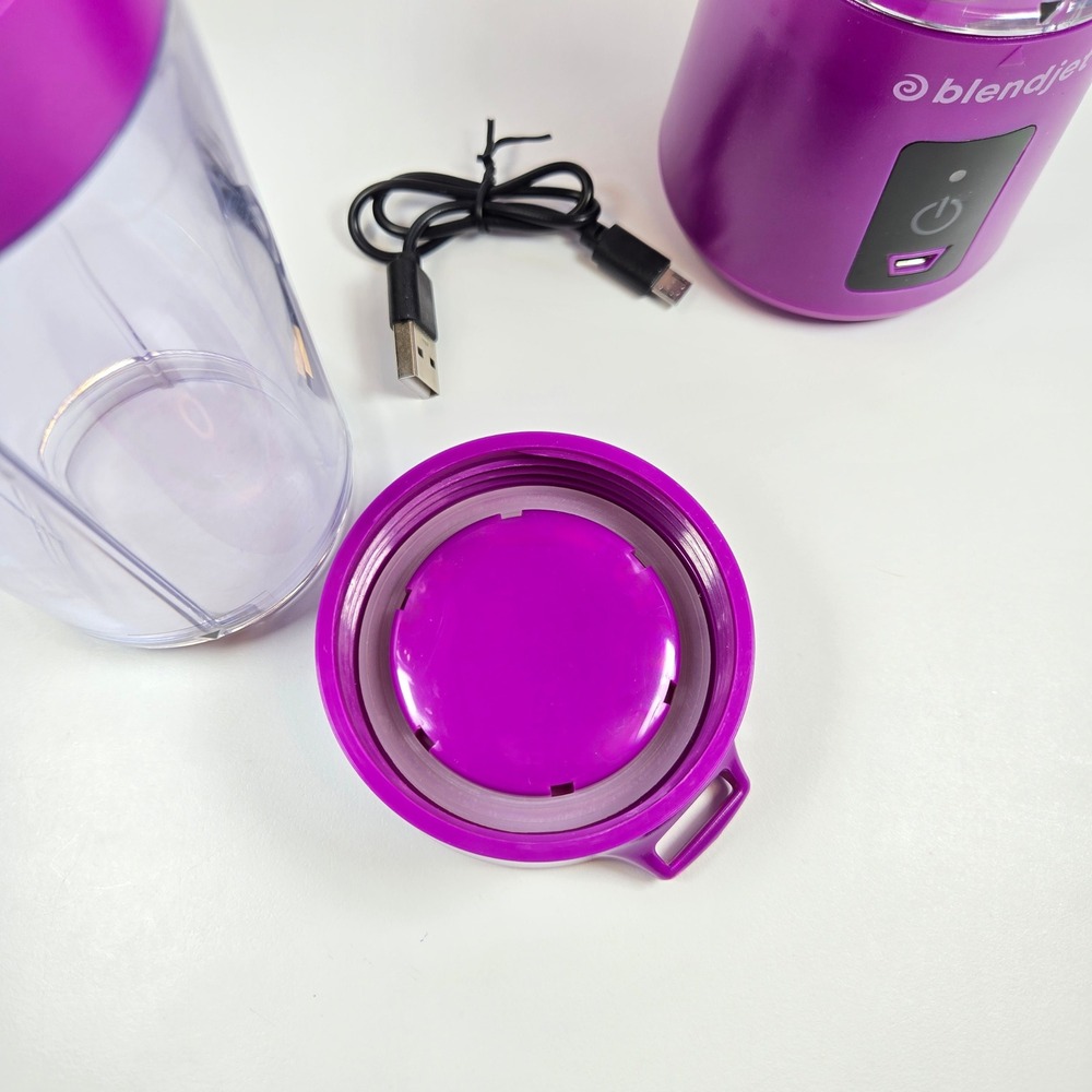 BlendJet One Original Portable Blender Purple USB Rechargeable with Extra Jar - Picture 2 of 13